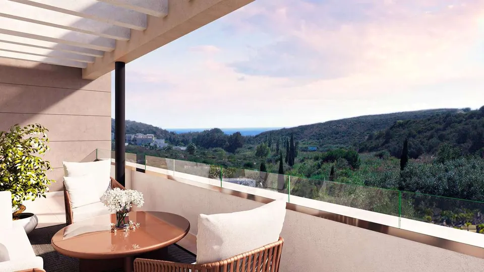 Penthouse z widokiem w Casares — zdjęcie