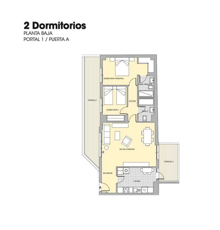 Apartament z tarasem w Maladze