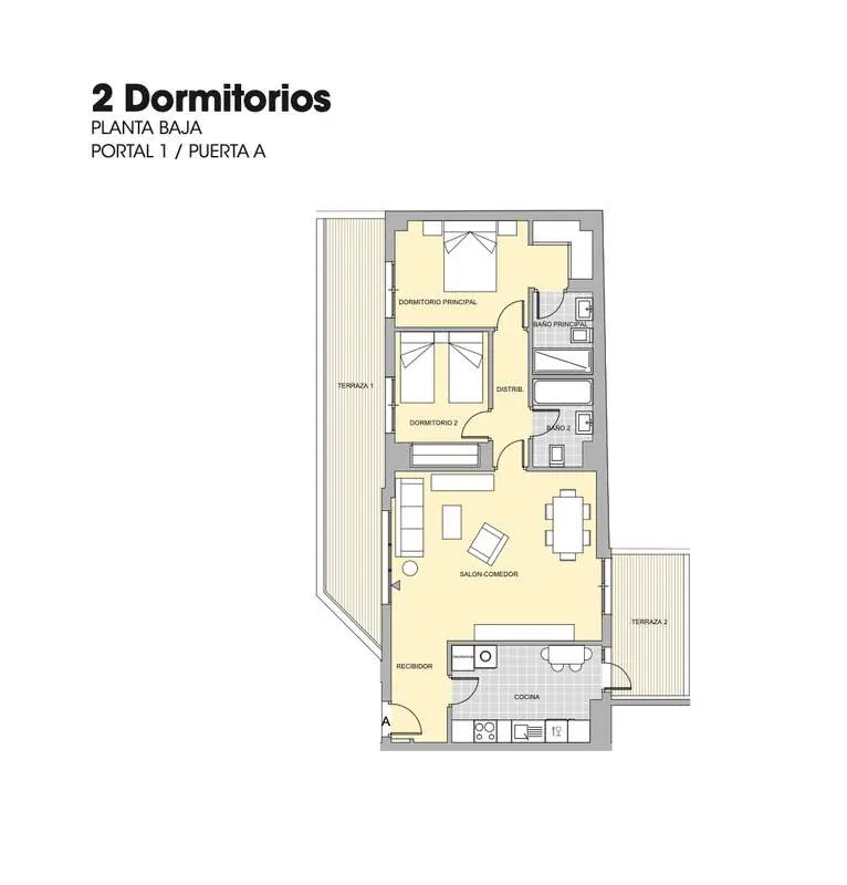 Apartament z tarasem w Maladze — zdjęcie