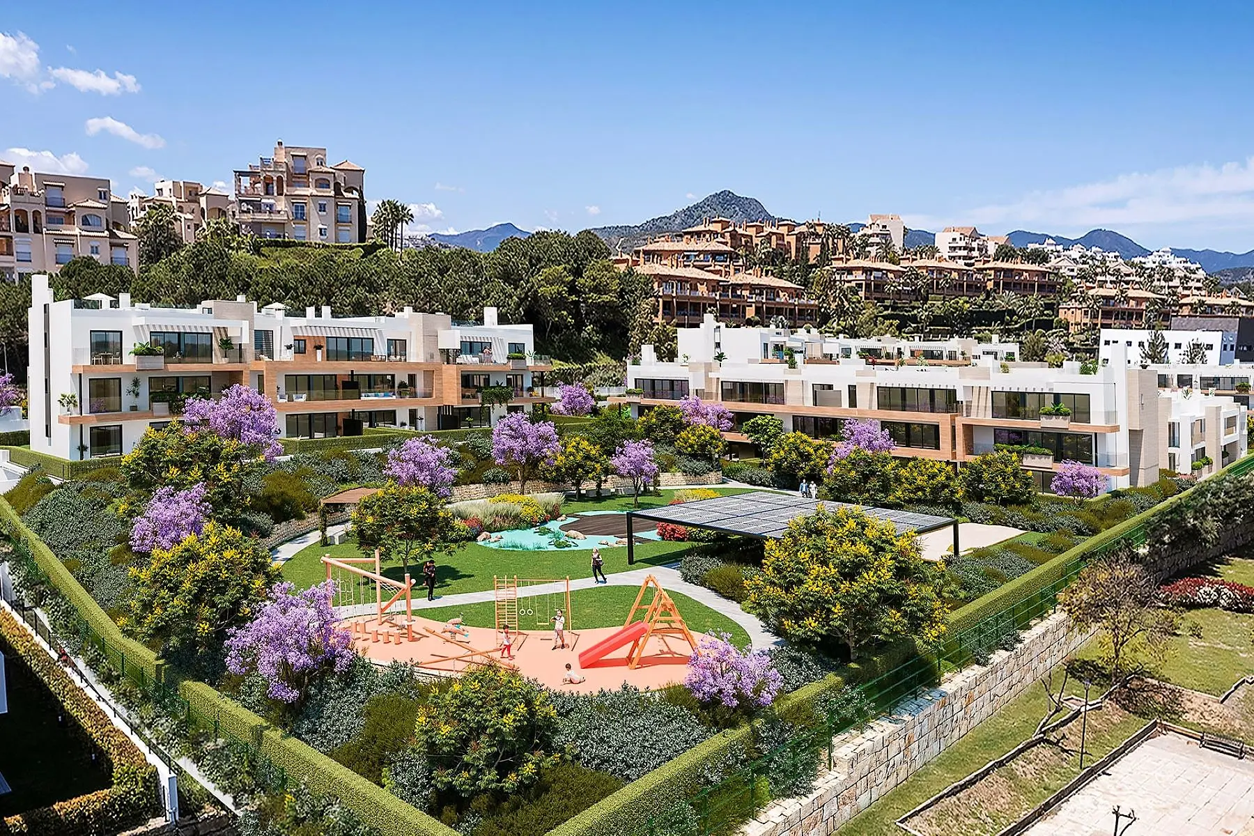 Apartamenty z prywatnym basenem w Esteponie