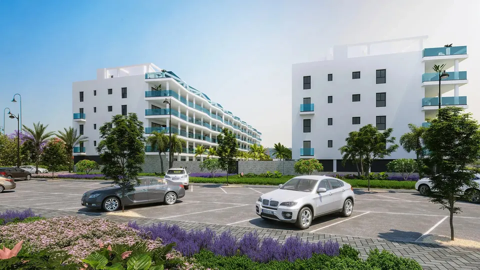 Apartamenty z parkami w Mijas — zdjęcie