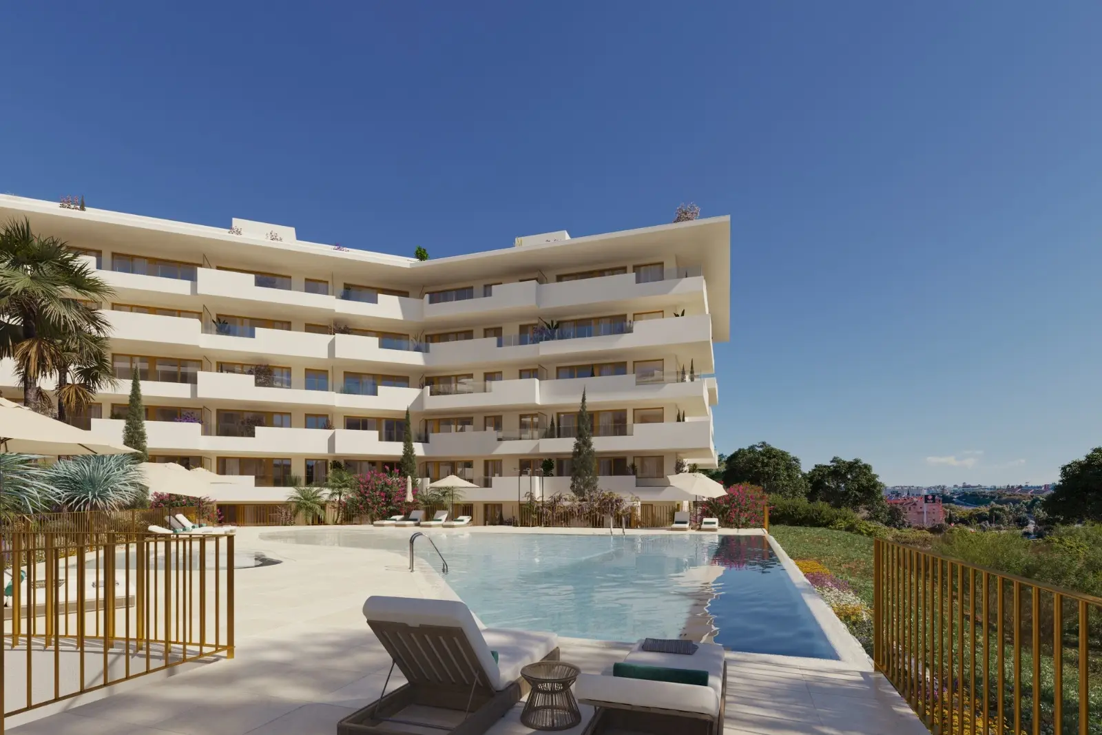 Nowe apartamenty z prywatnym basenem w Fuengiroli