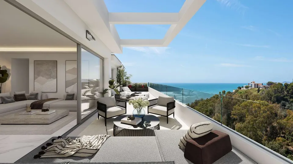 Penthouse blisko morza w Benalmádena — zdjęcie