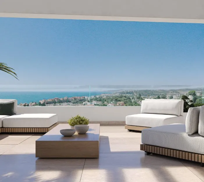 Apartamenty z basenami w Esteponie — zdjęcie