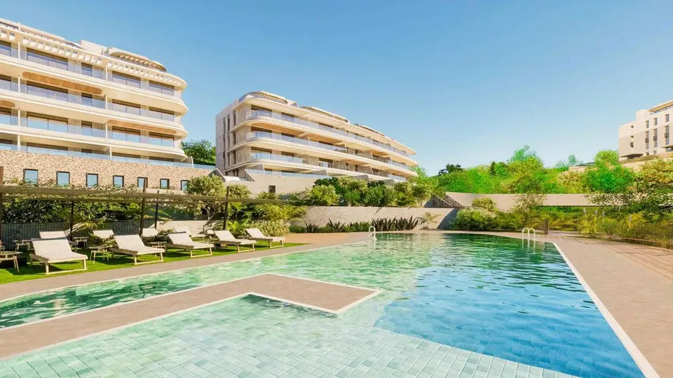 Apartament z prywatnym tarasem w Mijas — zdjęcie