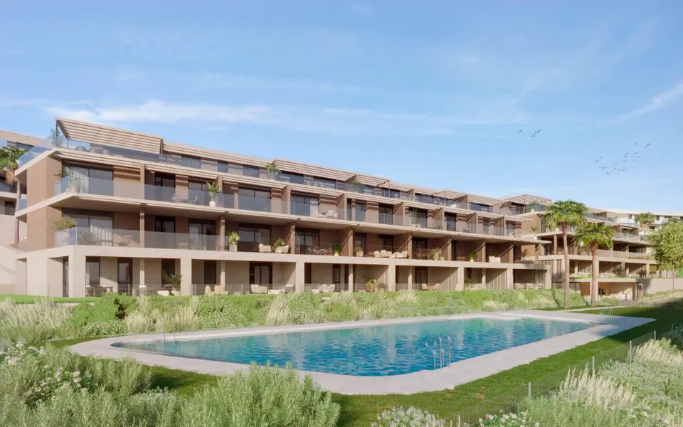 Apartamenty z widokiem na morze w Esteponie — zdjęcie