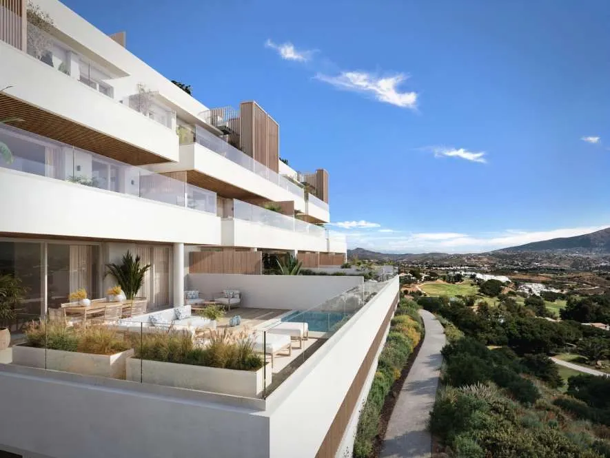 Apartamenty przy polu golfowym w Mijas Costa — zdjęcie