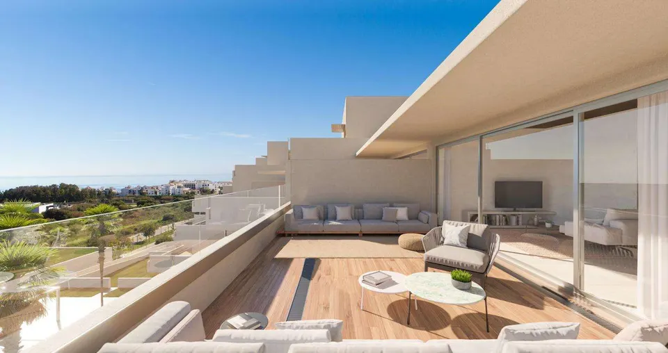 Penthouse z tarasem w Esteponie — zdjęcie
