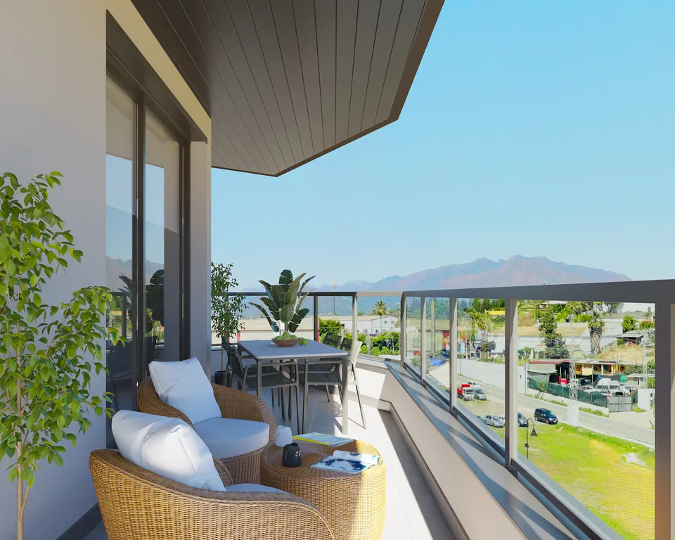 Apartamenty z tarasami w Mijas — zdjęcie