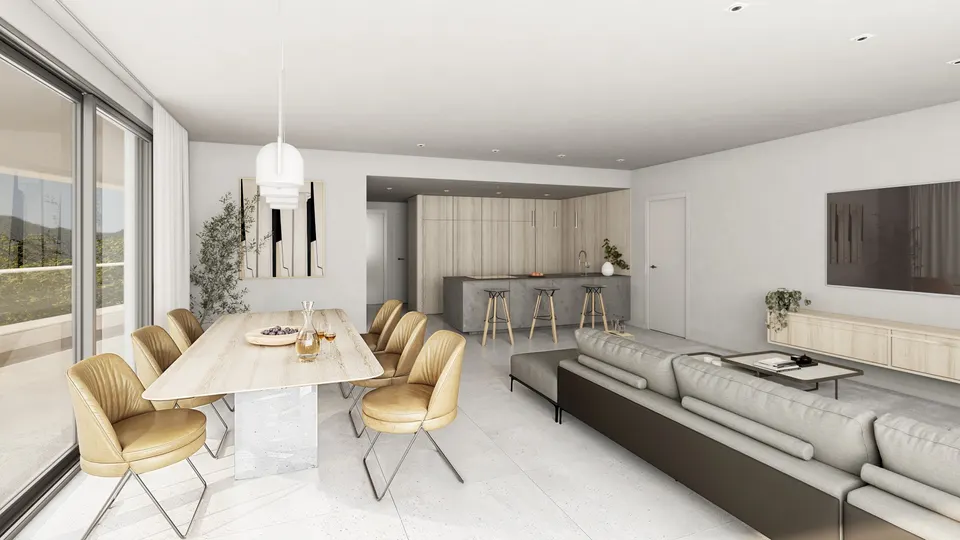 Apartamenty z basenem w Manilvie — zdjęcie