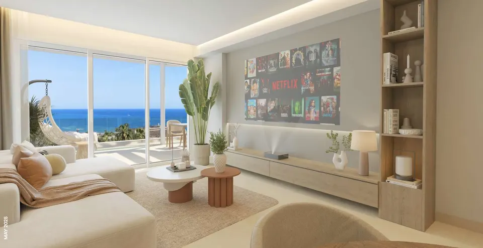 Apartamenty z widokiem na morze w Mijas Costa — zdjęcie