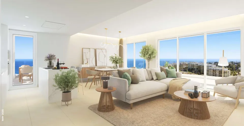 Apartamenty z widokiem na morze w Mijas Costa — zdjęcie