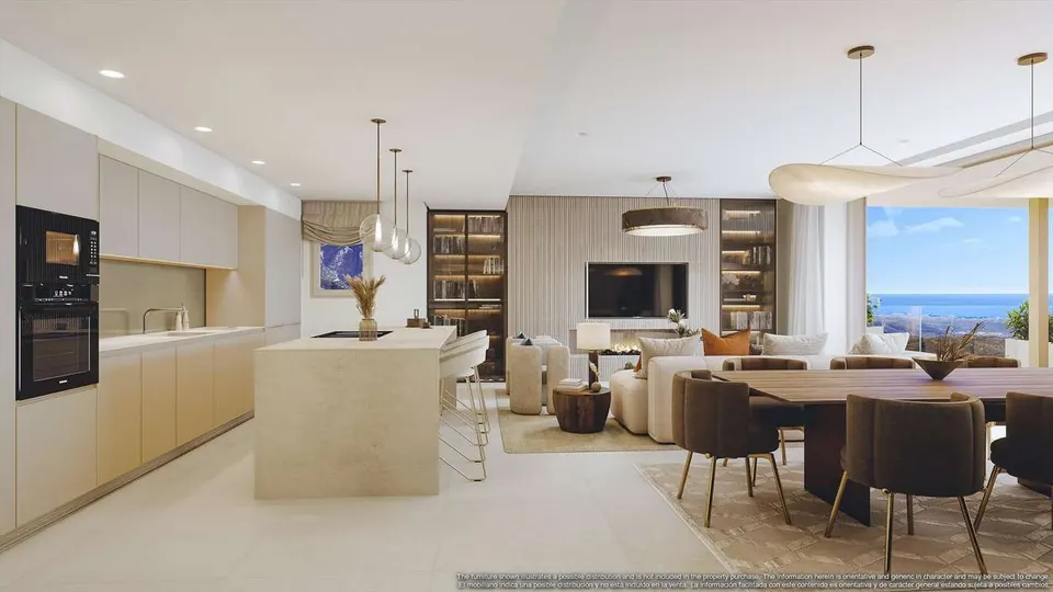 Penthouse z widokiem w Marbelli — zdjęcie