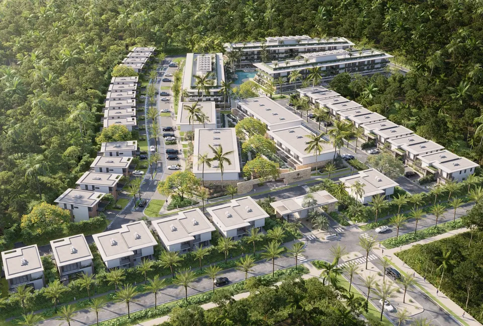 Nowoczesne apartamenty z widokiem na naturę — zdjęcie
