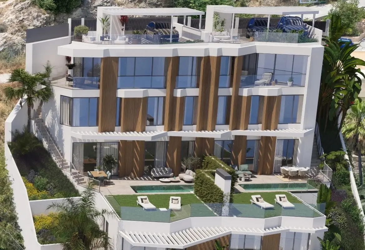 Apartamenty z widokiem na morze w Maladze