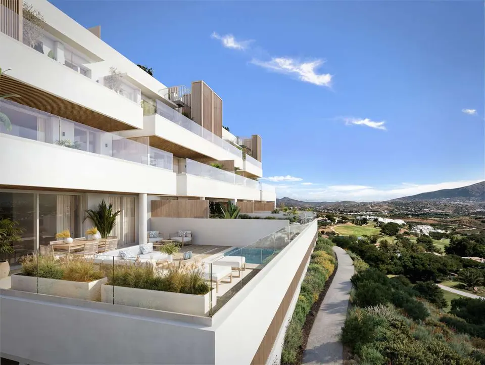 Apartament z widokiem na morze w Mijas — zdjęcie