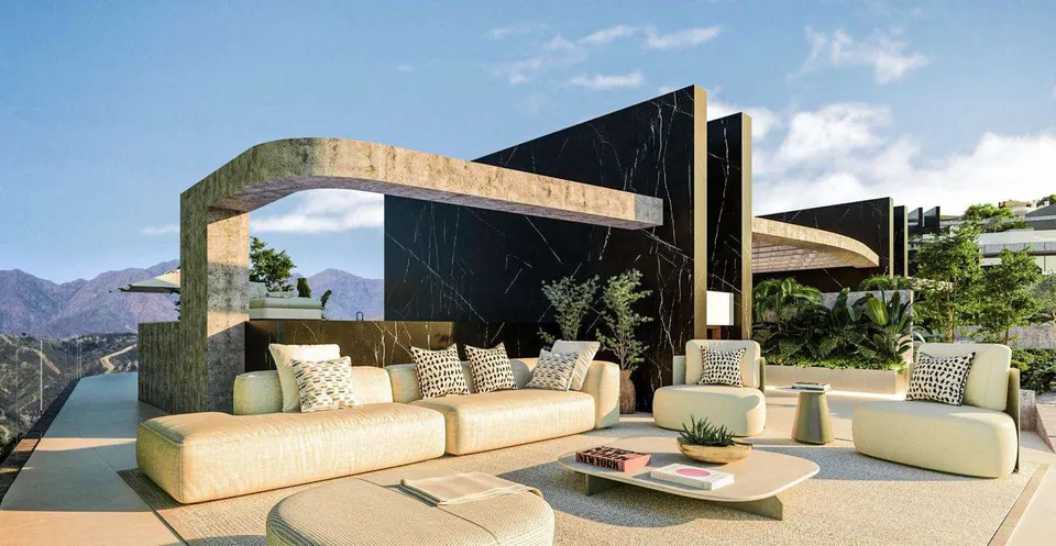 Penthouse z widokiem w Marbelli — zdjęcie