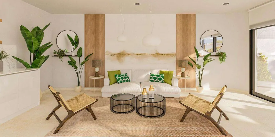 Apartament z prywatnym ogrodem w Mijas — zdjęcie
