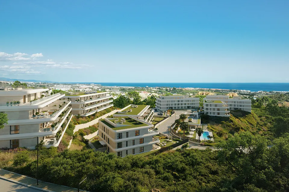 Apartamenty z widokiem na morze w Esteponie — zdjęcie