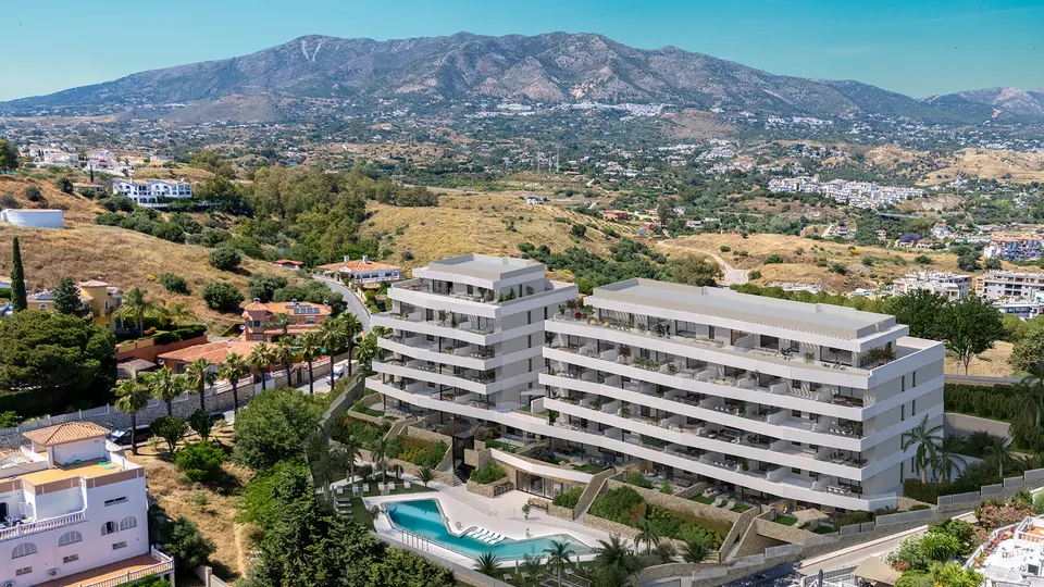 Apartamenty z basenem w Mijas — zdjęcie