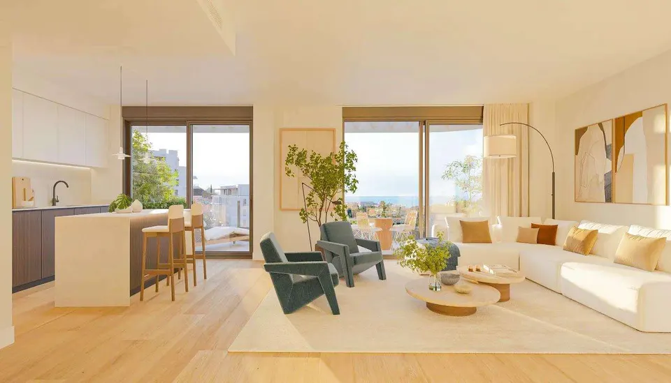 Apartament z prywatnym ogrodem w Mijas — zdjęcie