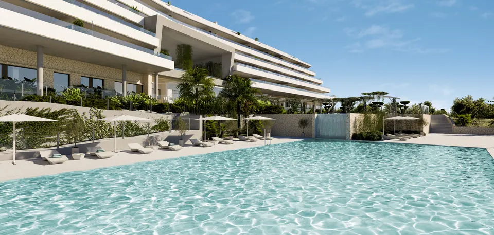 Apartamenty z widokiem na wybrzeże w Benalmádena Pueblo — zdjęcie