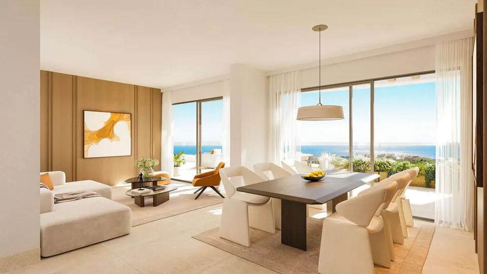 Penthouse z widokiem na morze w Mijas — zdjęcie