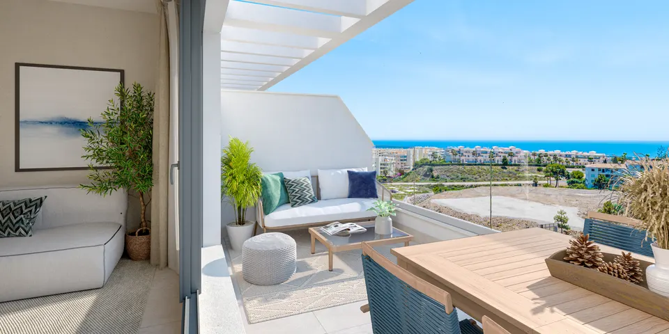 Apartamenty z widokiem na morze w Mijas — zdjęcie