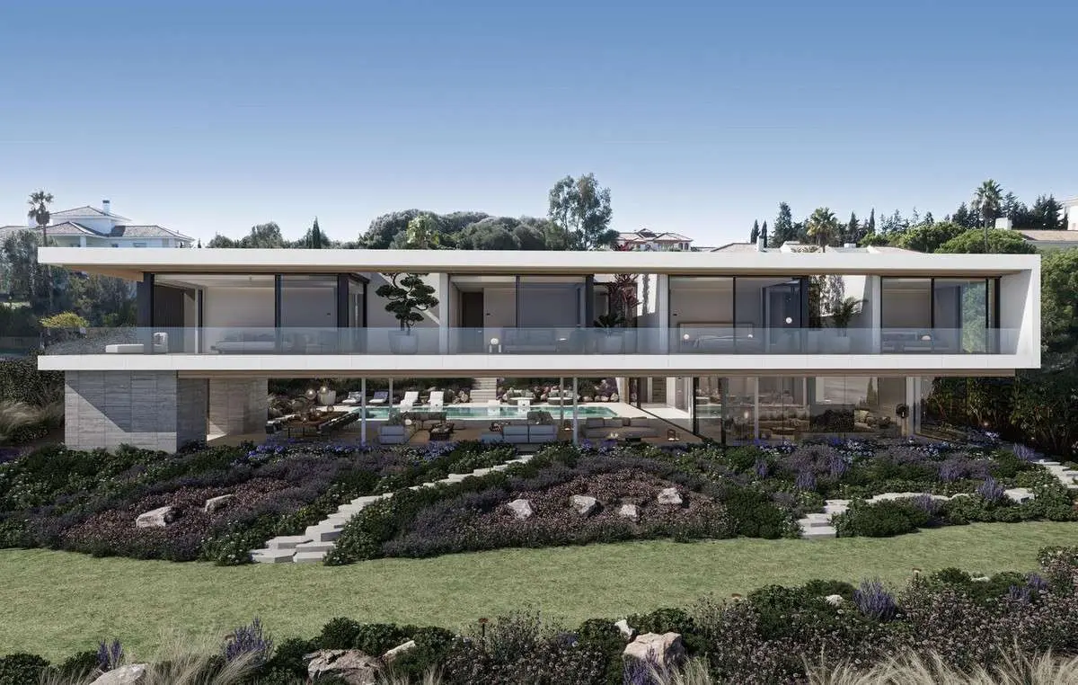 Willa z widokiem na pole golfowe w Sotogrande