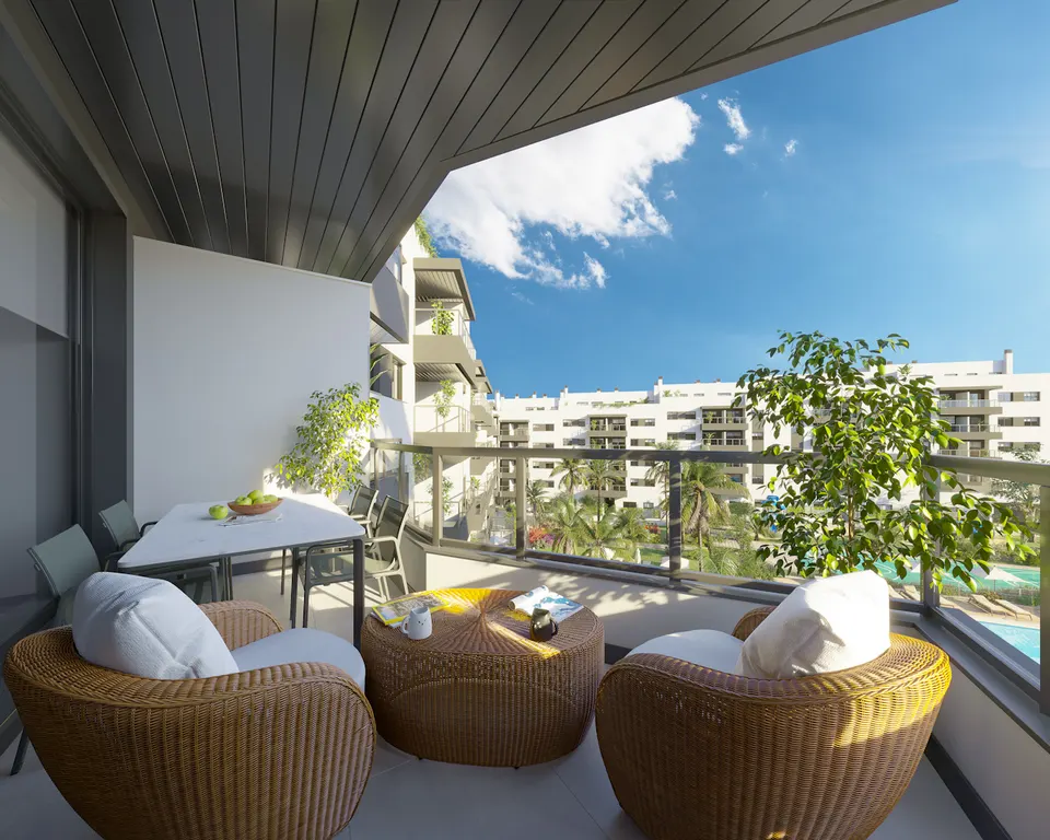 Apartamenty z tarasami w Mijas — zdjęcie