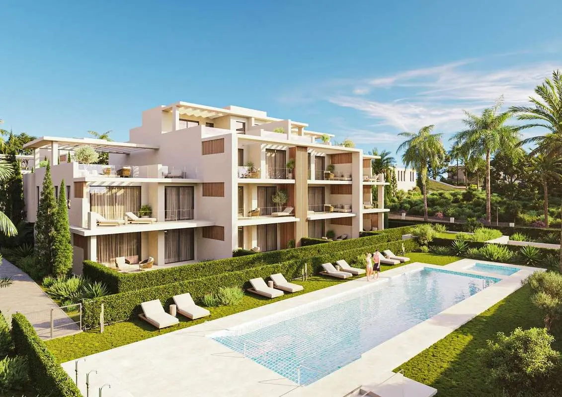 Apartament z dostępem do plaż w Esteponie
