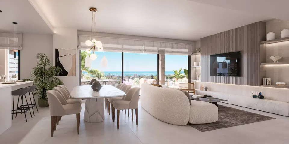 Penthouse z widokiem na morze w Marbelli — zdjęcie