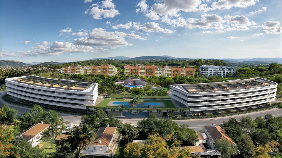 Apartamenty z basenem w Manilvie — zdjęcie