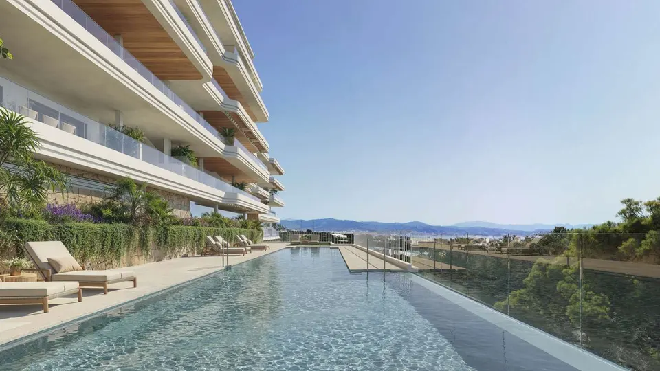Apartament ze wspaniałym widokiem na morze w Torremolinos — zdjęcie