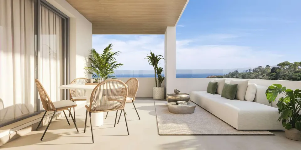 Penthouse z widokiem na morze w Manilvie — zdjęcie
