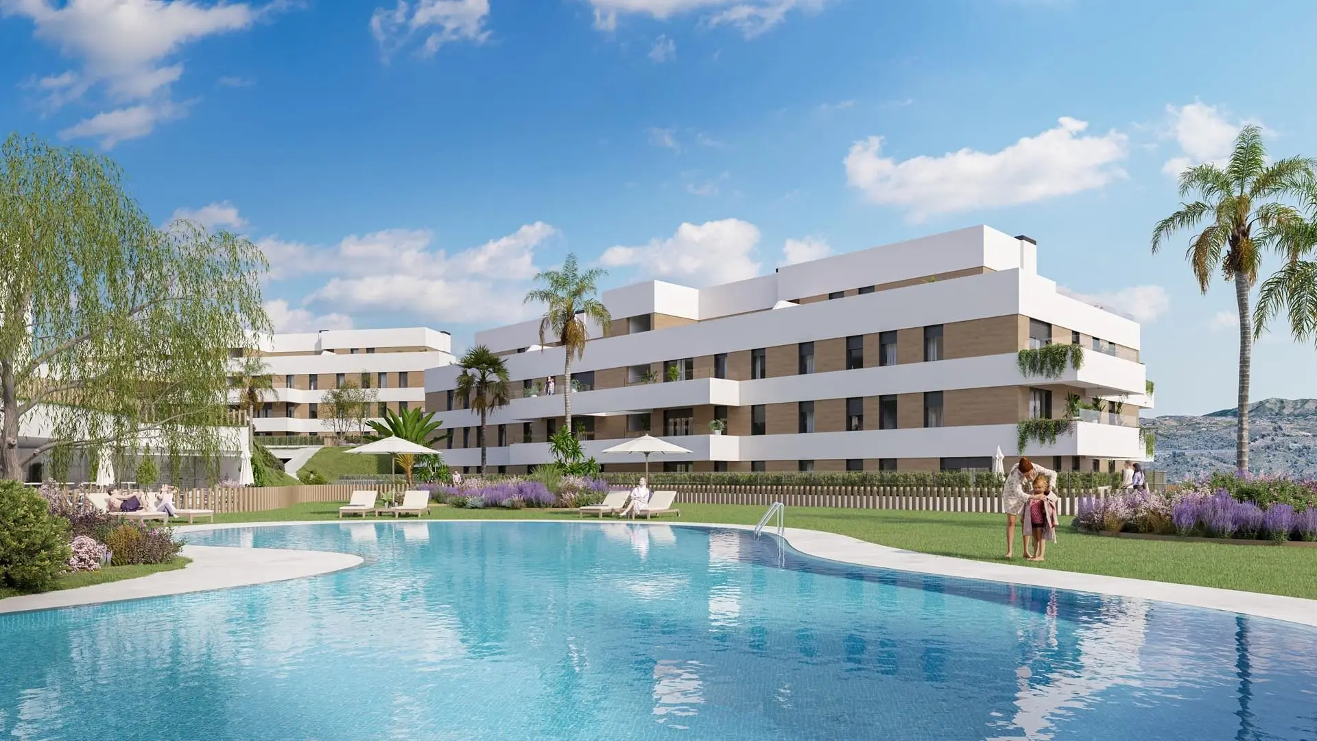 Apartamenty przy polu golfowym w Mijas