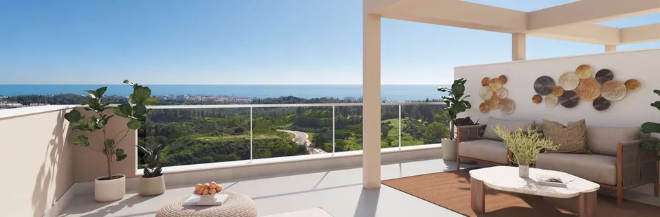Apartamenty z basenem w Mijas Costa — zdjęcie