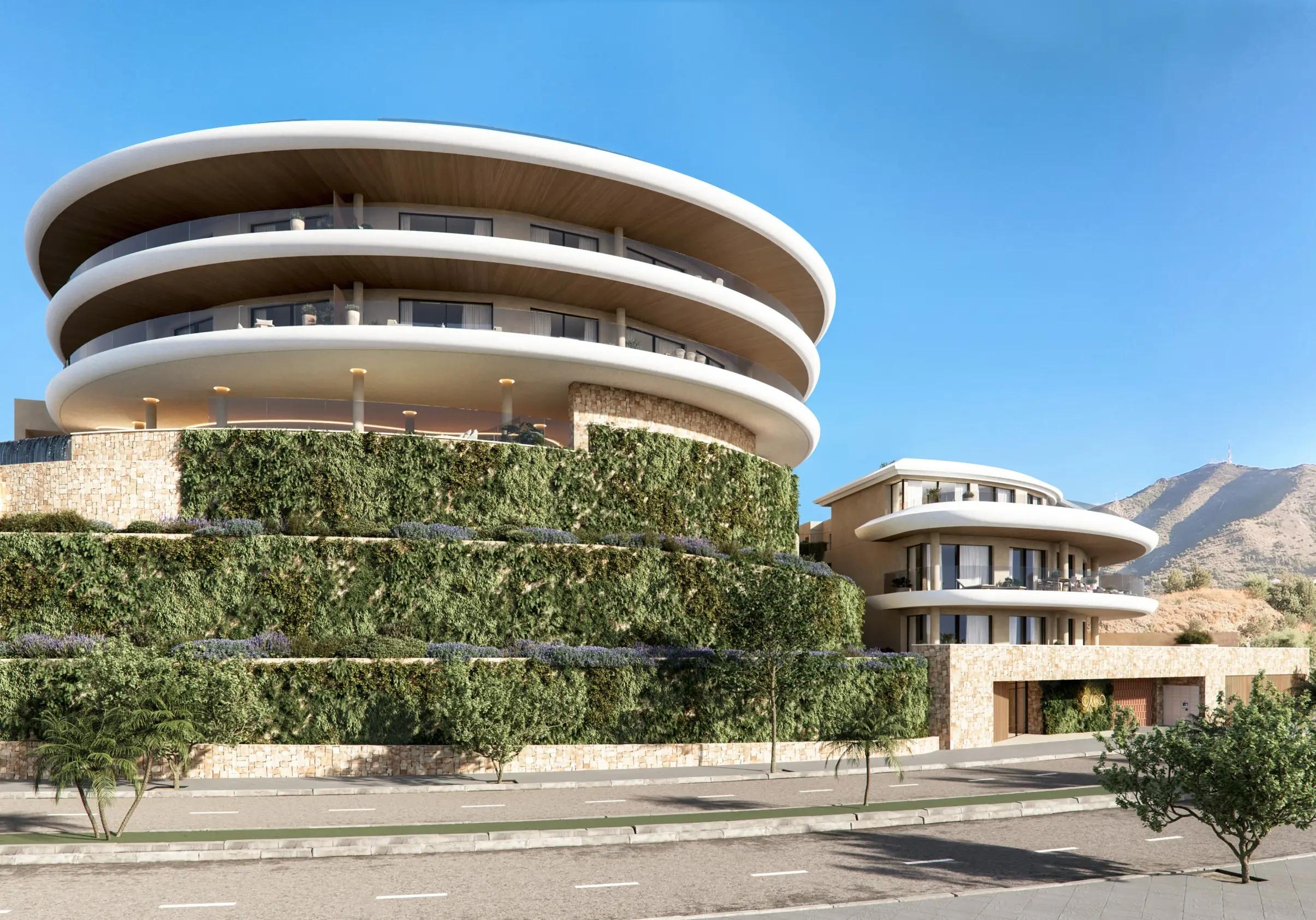 Apartamenty z tarasami w Fuengiroli