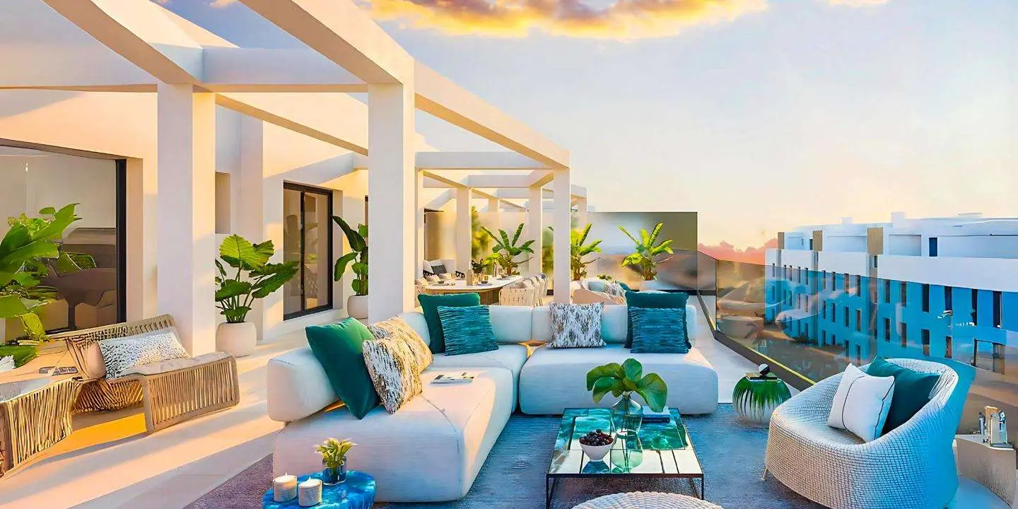 Penthouse z tarasem w Mijas
