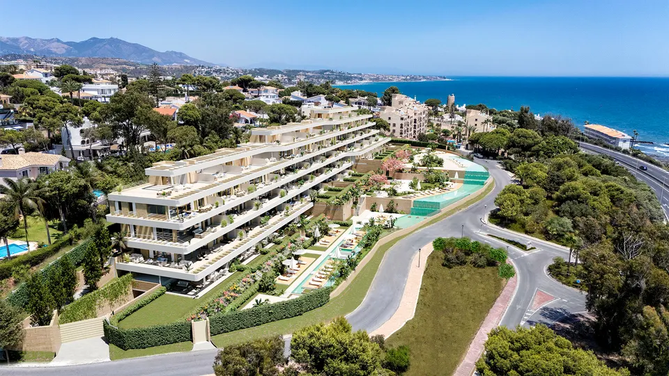Apartamenty z widokiem na morze w Mijas Costa — zdjęcie