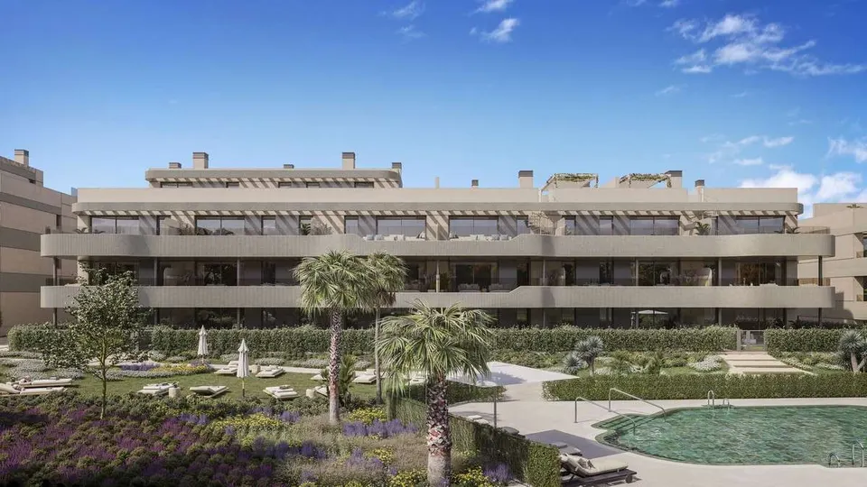 Apartament przy polu golfowym w Esteponie — zdjęcie
