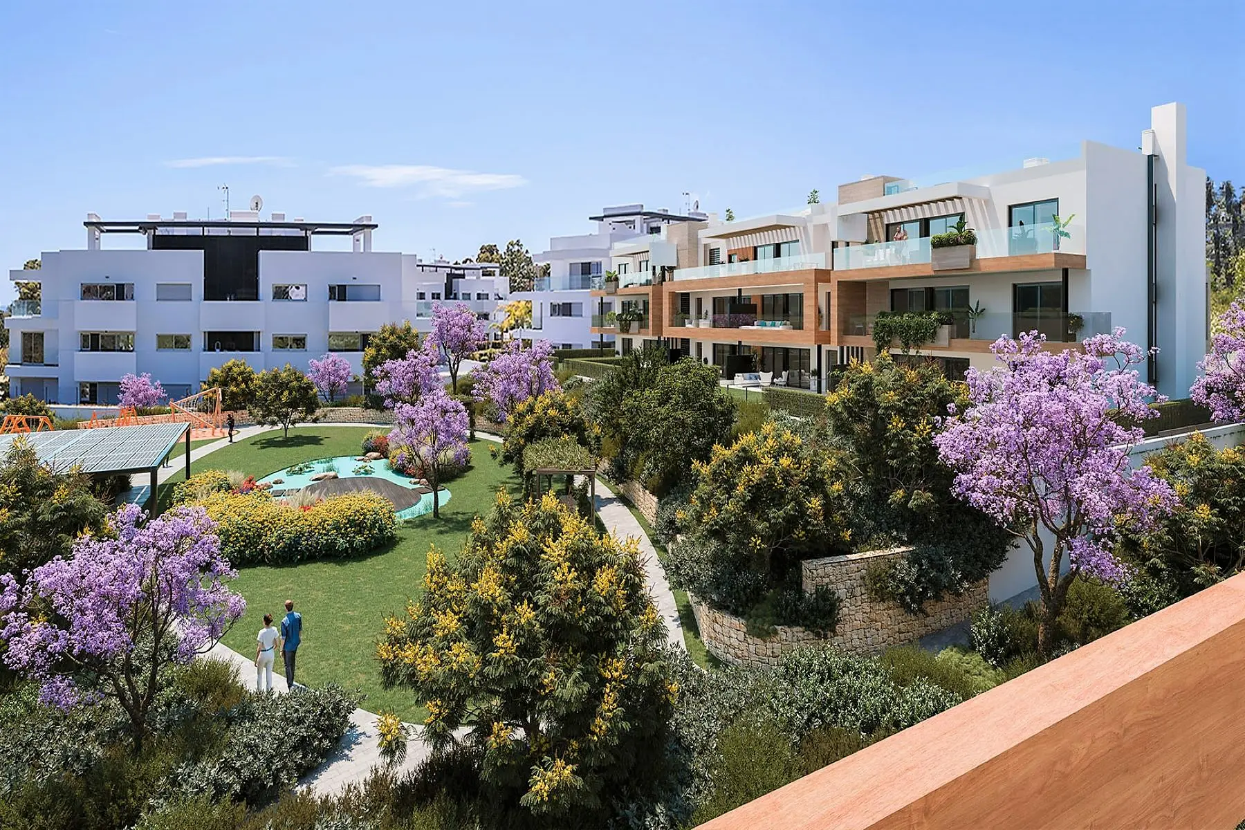 Apartamenty z prywatnym basenem w Esteponie