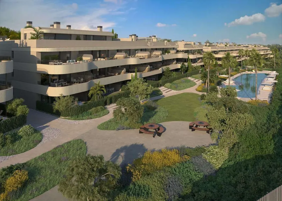 Apartament przy polu golfowym w Esteponie — zdjęcie