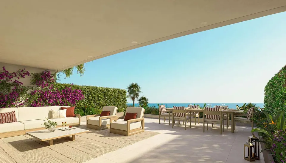 Apartament z ogrodem w Benalmádena — zdjęcie