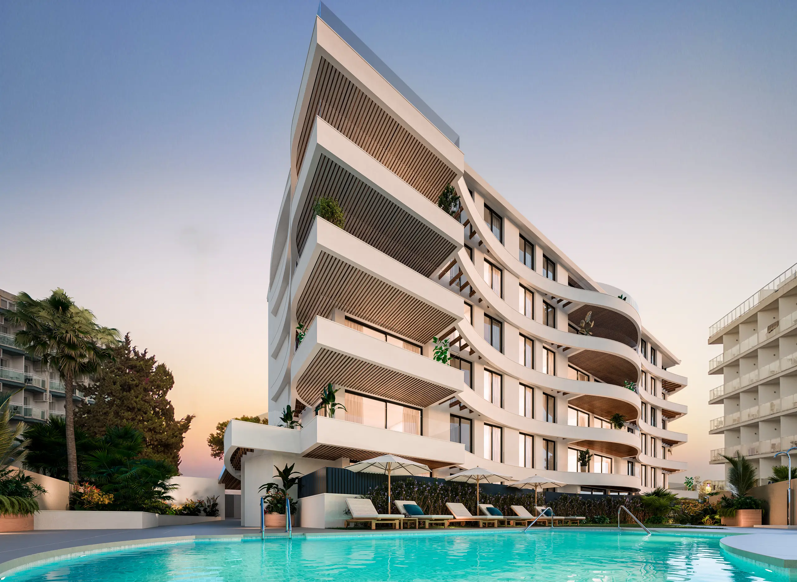 Apartamenty z plażami w Benalmádena