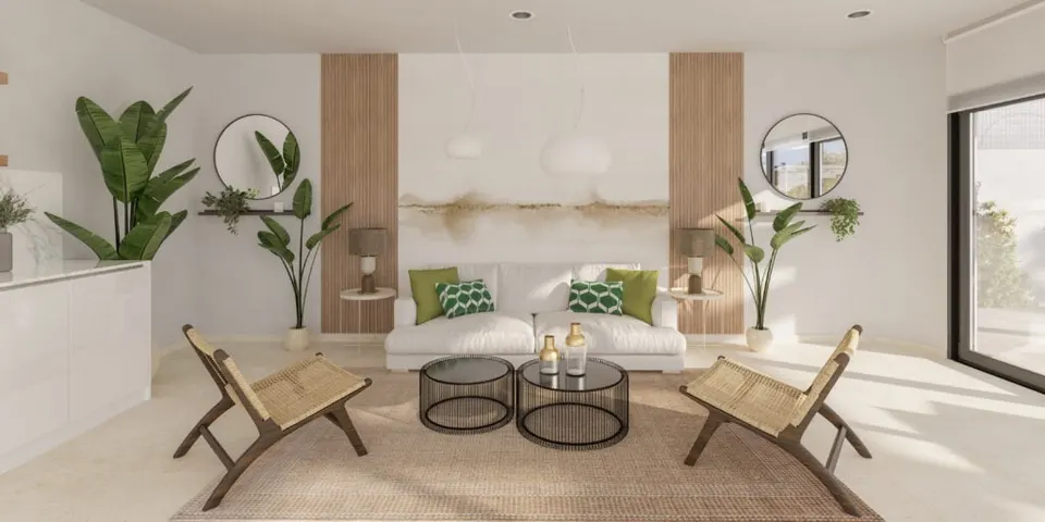 Apartamenty z widokiem na Mijas Costa — zdjęcie