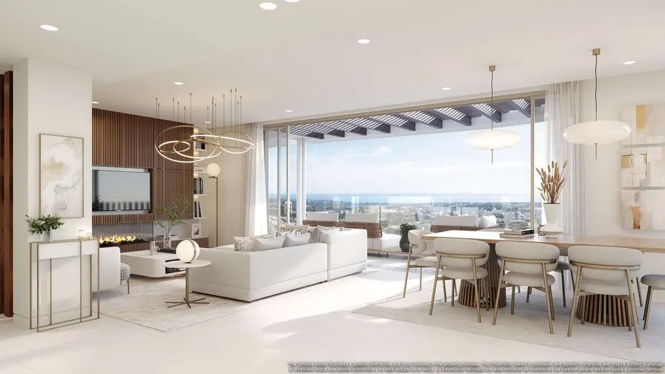 Penthouse z widokiem na morze w Benahavís — zdjęcie