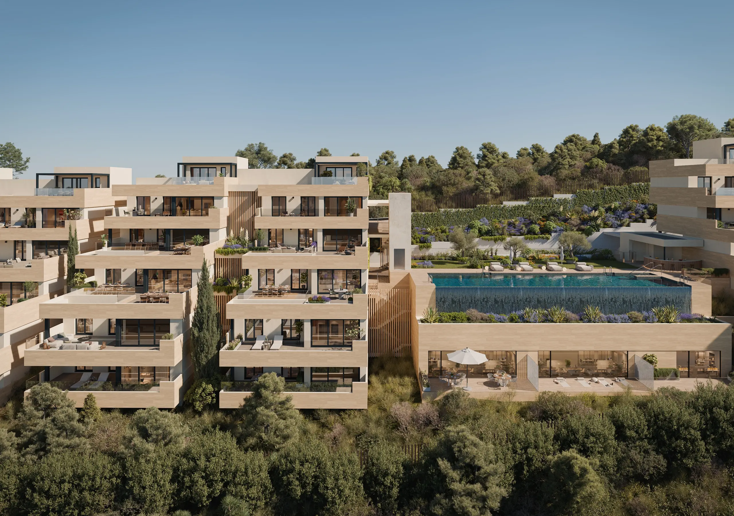 Apartamenty z widokiem na morze w Marbelli