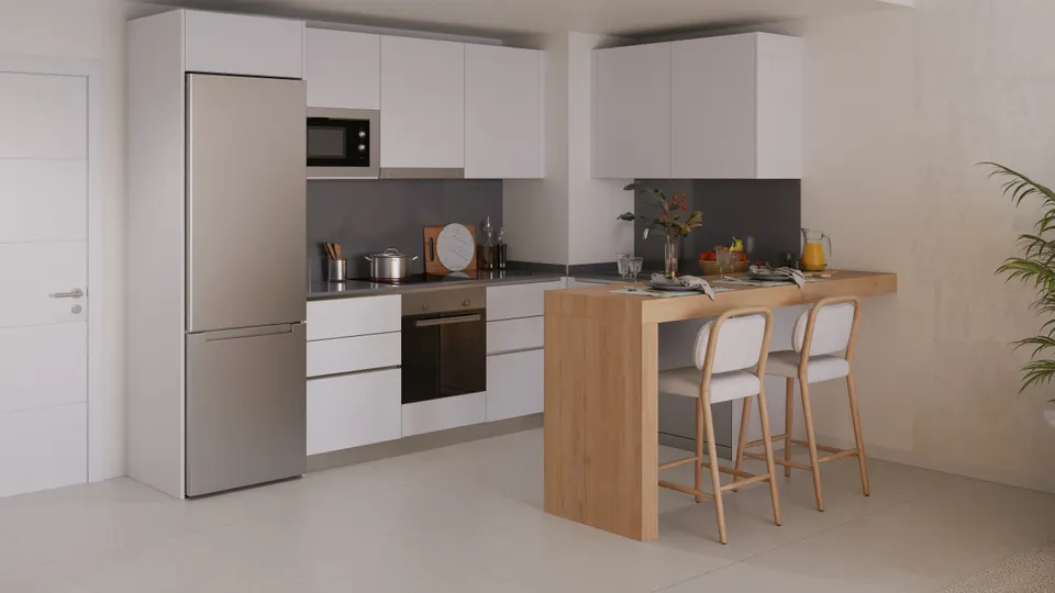 Apartamenty z widokiem na morze w Benalmádena — zdjęcie