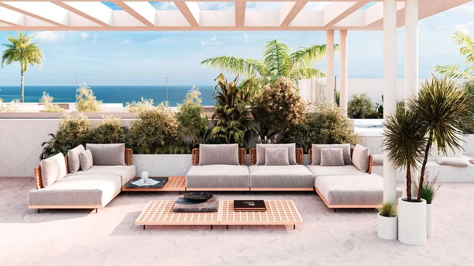 Penthouse z tarasem w Esteponie — zdjęcie